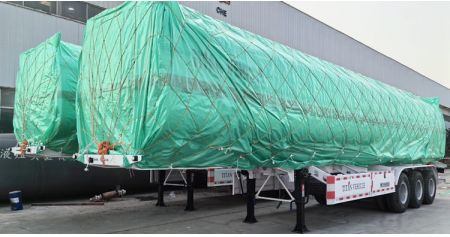 Tri Axle 45000 Liters Fuel Tanker Trailer will be sent to Mauritania