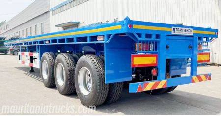 40 Foot Semi Flatbed Trailer will be sent to Mauritania