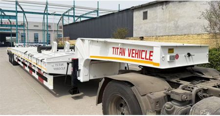 40 Feet Low Bed Trailer will be Sent to Mauritania