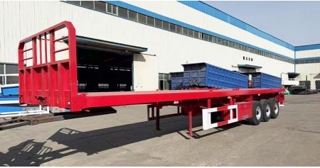 40 Ft Flat Bed Semi Trailer will be Sent to Mauritania
