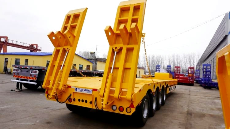 The main characteristic of a low bed trailer is its low height, which allows for the transportation of tall and oversized cargo without exceeding height restrictions and clearances. The low bed trailer has a bed that is lower to the ground compared to other types of trailers, typically between 12 and 24 inches off the ground.