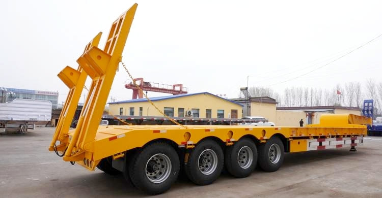 4 Axle Lowbed Trailer Price for Sale in Mauritania