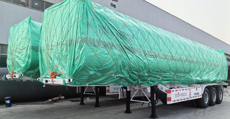 Tri Axle 45000 Liters Fuel Tanker Trailer Price in Mauritania