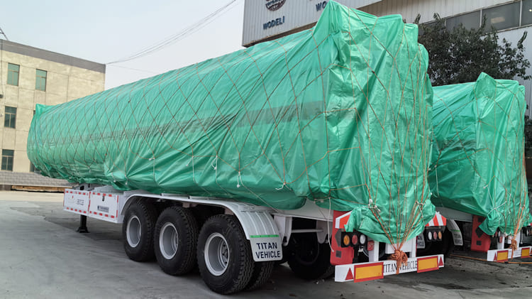 Tri Axle 45000 Liters Fuel Tanker Trailer Price in Mauritania
