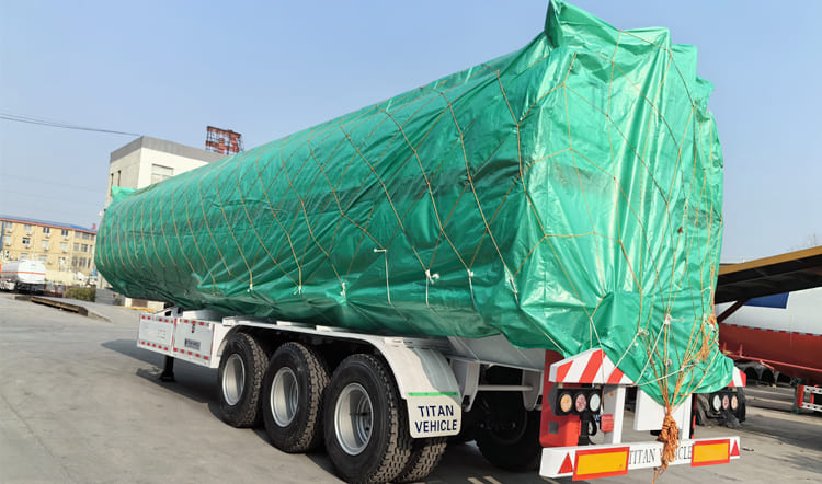 Tri Axle 45000 Liters Fuel Tanker Trailer Price in Mauritania