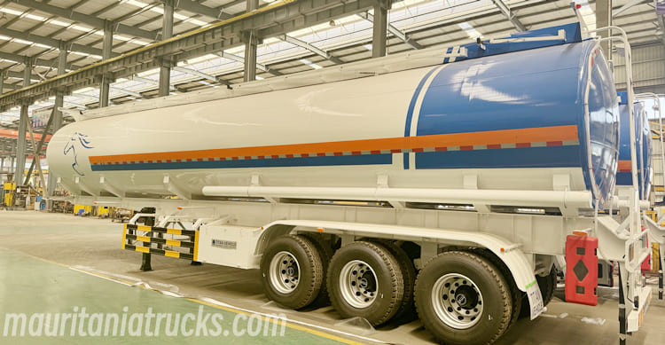 Tri Axle Fuel Tanker Trailer Price in Mauritania