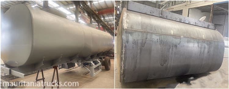 Tri Axle 45000 Liters Diesel Fuel Tanker for Sale in Mauritania