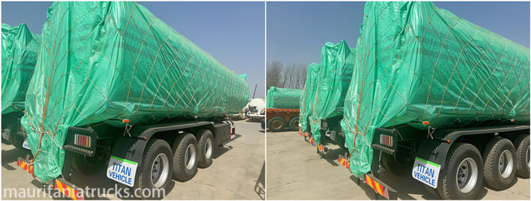 Tri Axle 45000 Liters Diesel Fuel Tanker for Sale in Mauritania