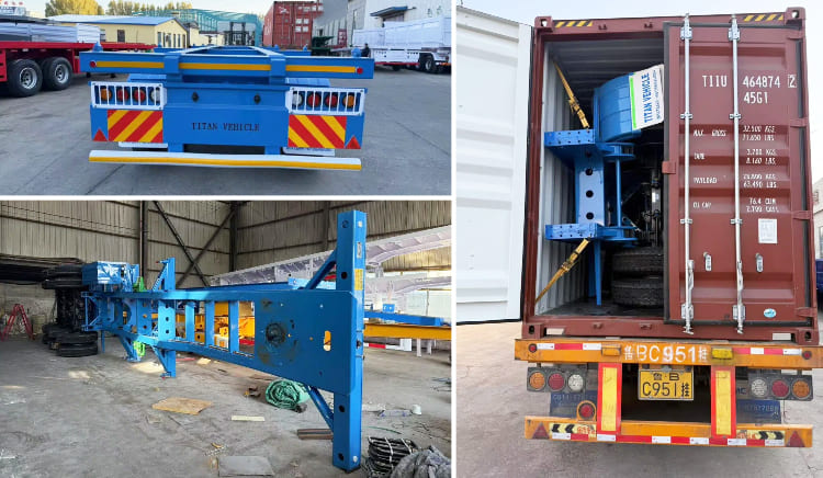 40 Ft Container Chassis Trailer for Sale in Mauritania