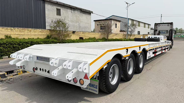 40 Feet Low Bed Trailer for Sale in Mauritania 40 Feet Low Bed Trailer for Sale in Mauritania