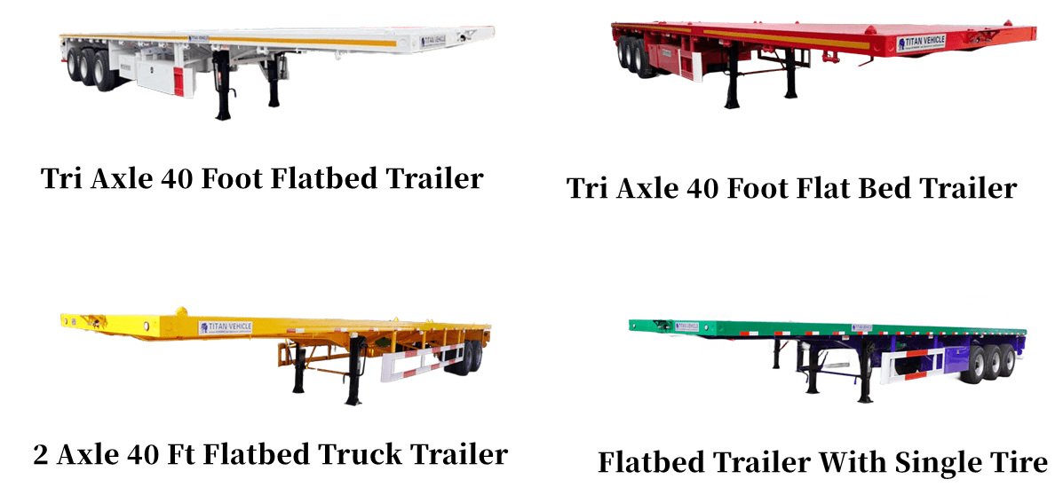 Flatbed Semi Truck Trailer for sale in Mauritania