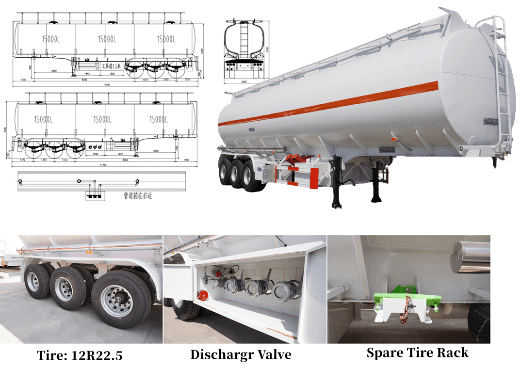 Fuel Tanker Trailer Price in Mauritania