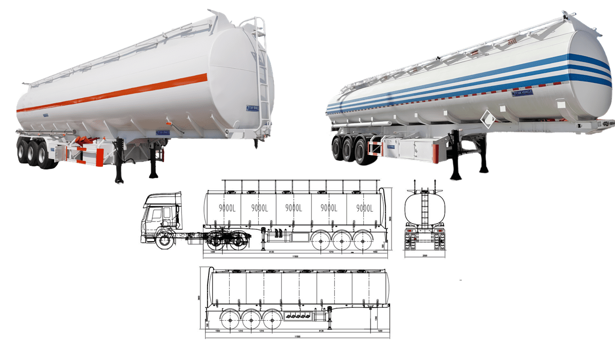 Fuel Tanker Trailer Price in Mauritania