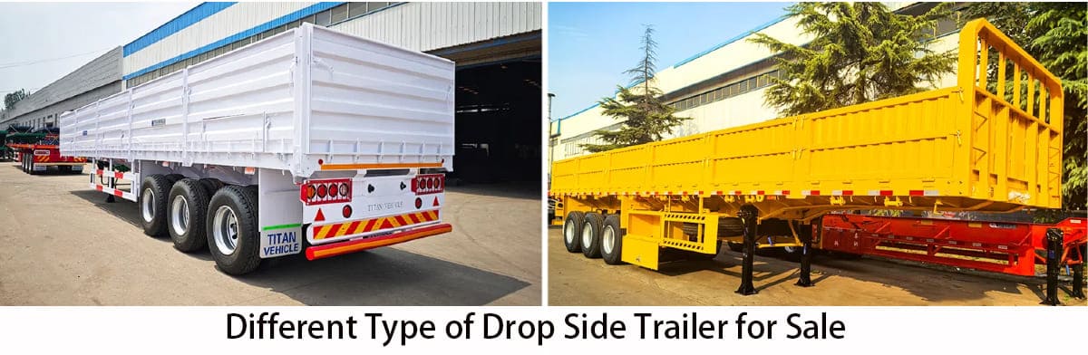Fence Semi Trailer Price for Sale | Drop Side Trailer for Sale in Mauritania