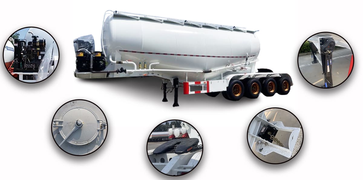 Bulk Cement Tank Trailer for Sale in Mauritania