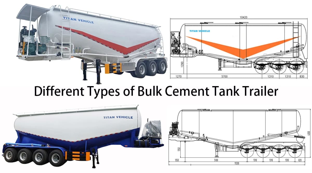 Bulk Cement Tank Trailer for Sale in Mauritania
