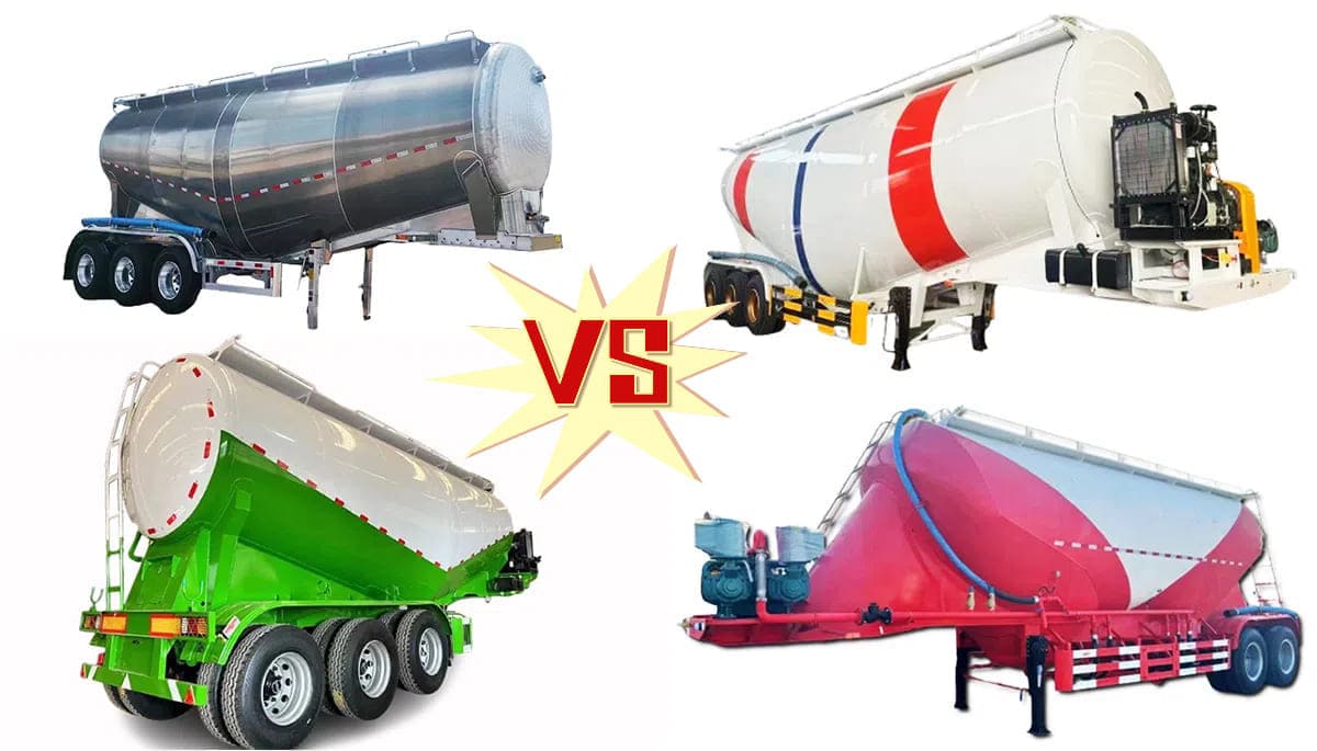 Bulk Cement Tank Trailer for Sale in Mauritania