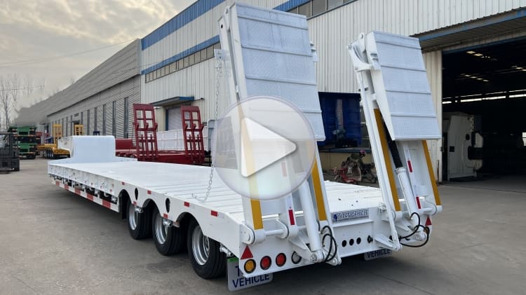 80 Ton 3 Axle Lowbed Trailer
