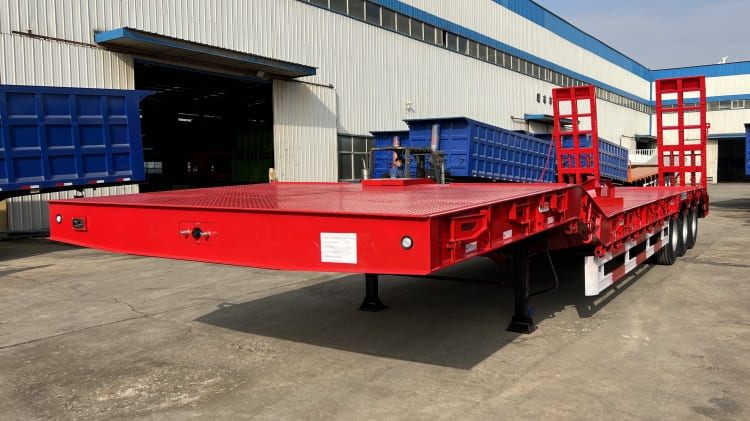 Low bed trailer