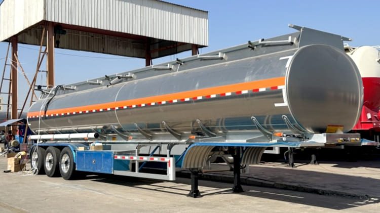 3 Axle Aluminium Tanker - Aluminium Fuel Tanker Price in Mauritania