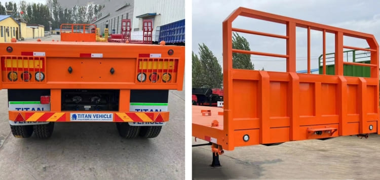 4 Axle 40 Foot Flatbed Trailer Price for Sale Near Me in Mauritania