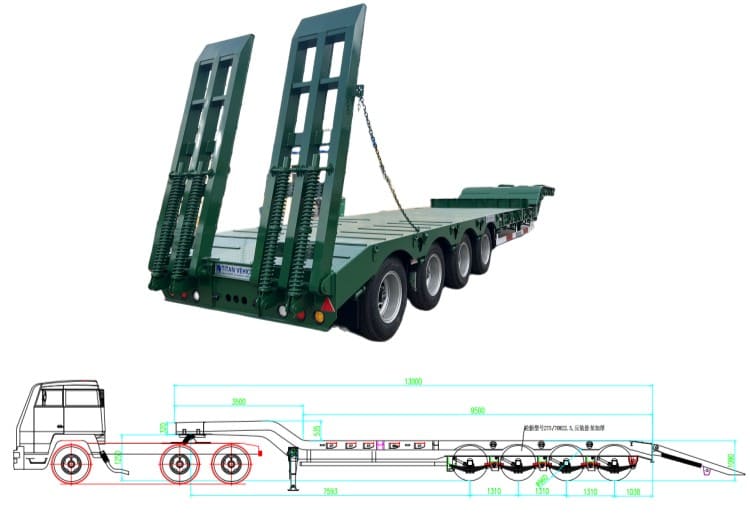 4 Axle Lowbeds Truck