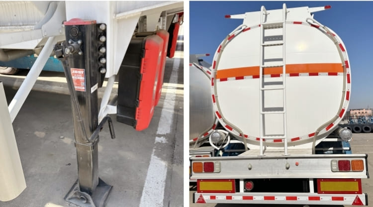 45000L Fuel Tanker Trailers Price for Sale in Mauritania