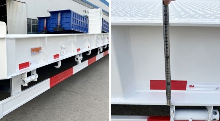 60 Ton 3 Axle Lowbed Trailer for Sale Near Me in Nouakchott Mauritania