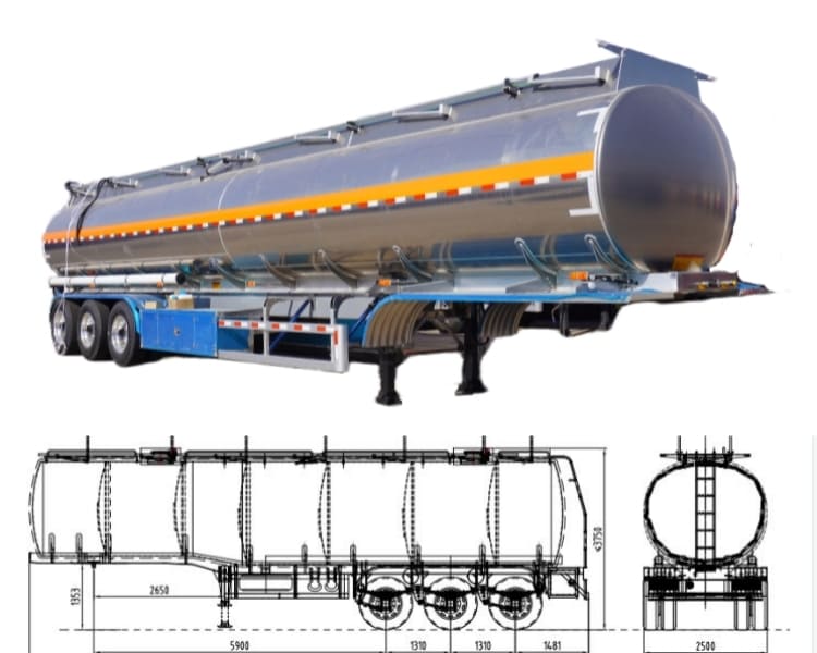 3 Axle Fuel Tanker Trailer 