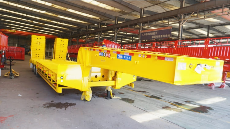 Cimc Trailer | 3 Axle 80 Ton Lowbed Trailer for Sale in Mauritania