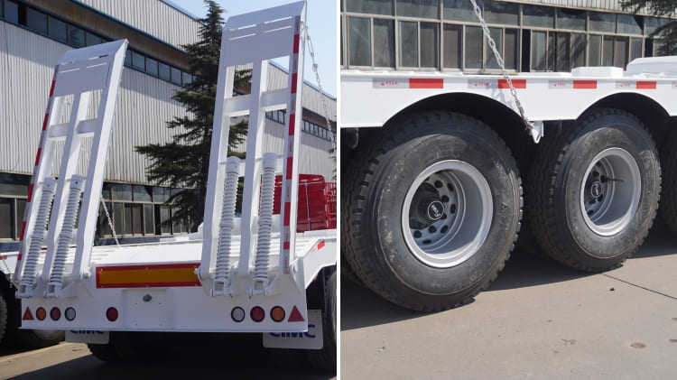 WWW Cimc Com | 3 Axle Trailer Lowbed Truck for Sale in Mauritania
