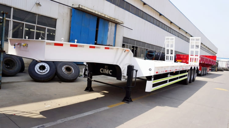 WWW Cimc Com | 3 Axle Trailer Lowbed Truck for Sale in Mauritania