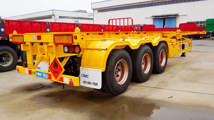 Cimc 3 Axle Container Chassis for Sale in Mauritania