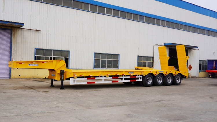 4 Axle 100 Ton Hydraulic Low Bed Truck for Sale in Mauritania