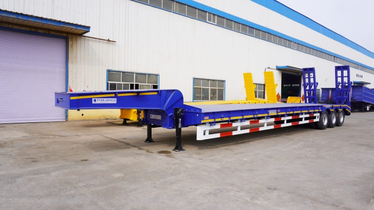 3 Axle 60 Ton Low Loader Price for Sale in Mauritania