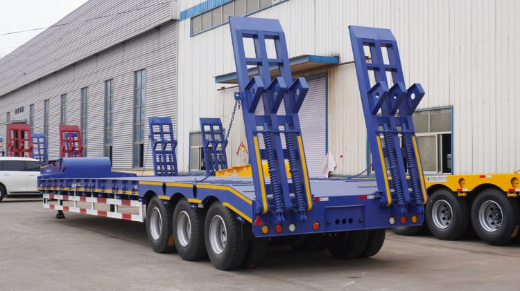 3 Axle 60 Ton Low Loader Price for Sale in Mauritania