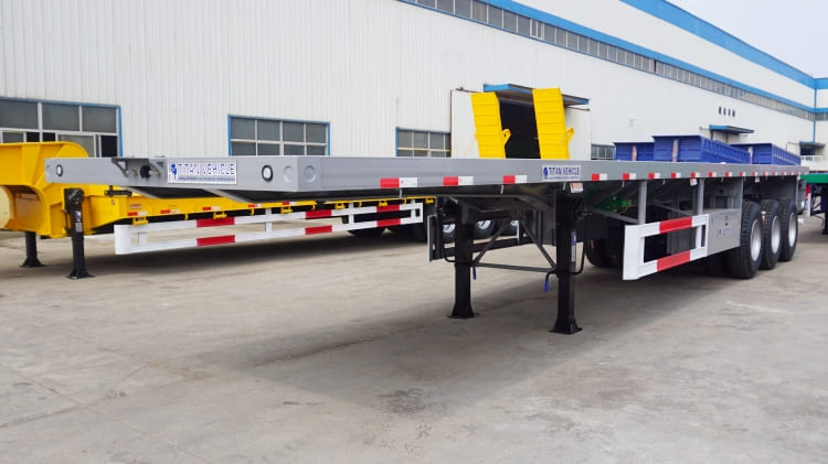 3 Axle 60 Ton Flatbed Truck Price for Sale in Mauritania