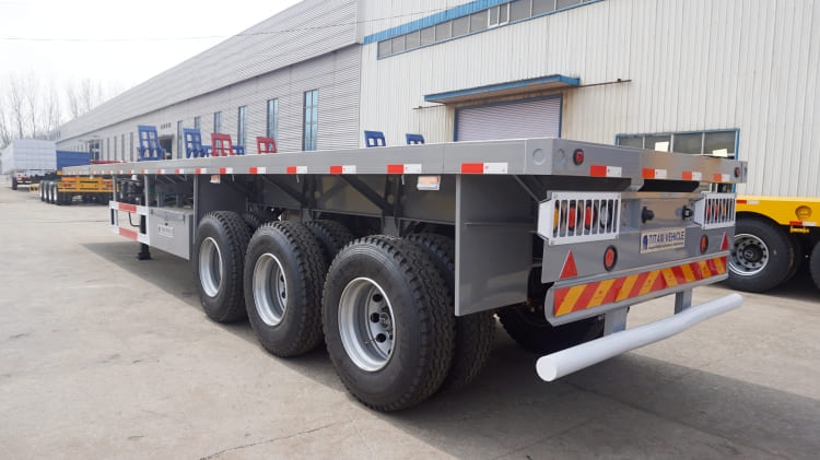 3 Axle 60 Ton Flatbed Truck Price for Sale in Mauritania