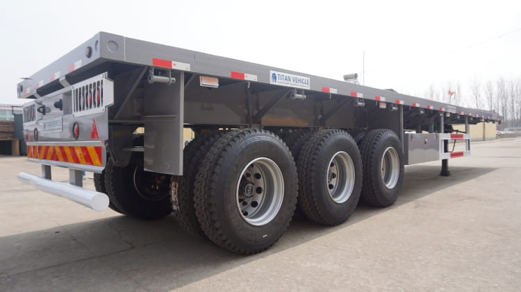 3 Axle 60 Ton Flatbed Truck Price for Sale in Mauritania