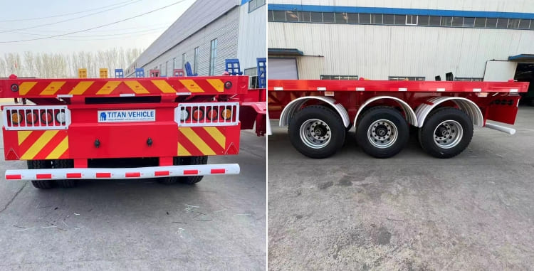 40Ft Flat Bed Semi Trailer
