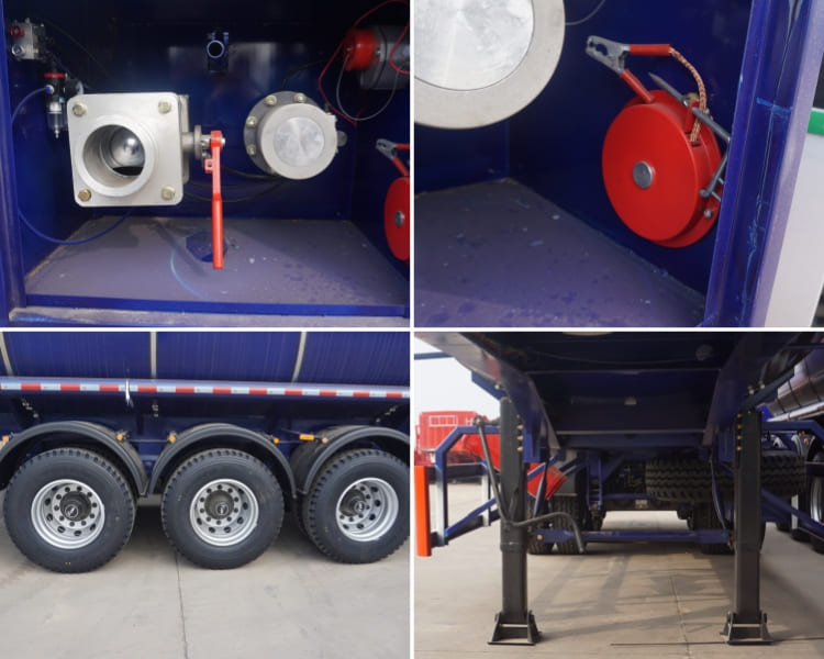 50000L Stainless Steel Tanker Trailer Manufacturer in Mauritania
