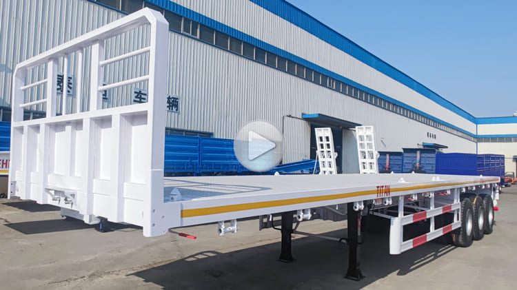 40 Ft Flat Bed Semi Trailer for Sale in Mauritania Nouakchott
