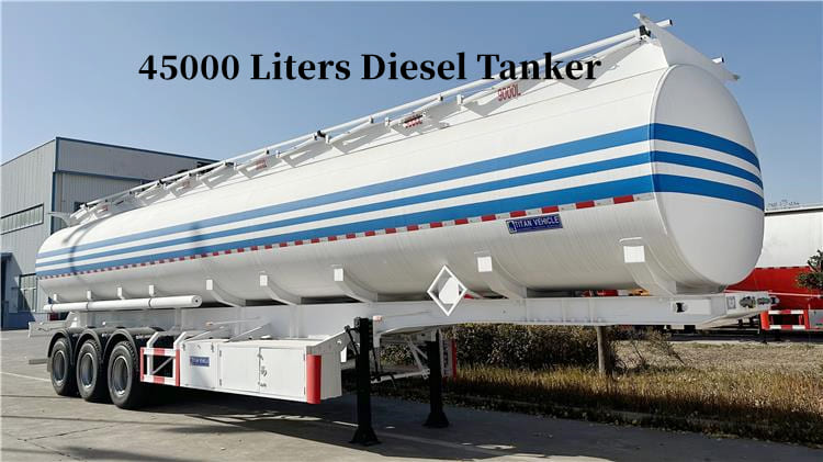 45000 Liters Diesel Tanker for Sale in Mauritania- Diesel Fuel Tanker in Nouakchott