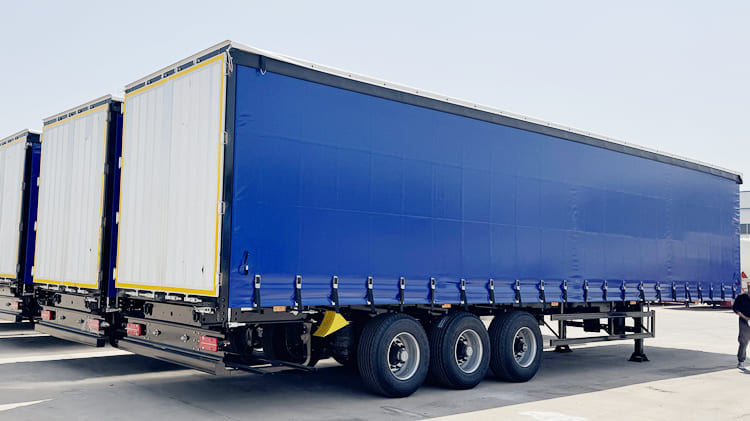 45 Ft Box Enclosed Semi Trailer for Sale in Mauritania 
