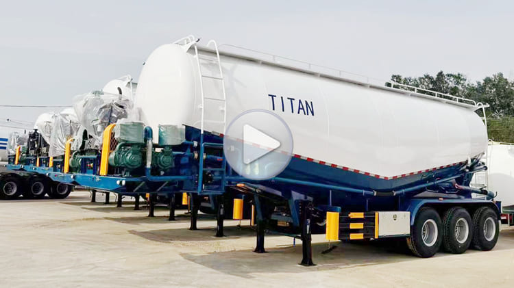 3 Axle Dry Bulker Cement Tanker for Sale in Mauritania