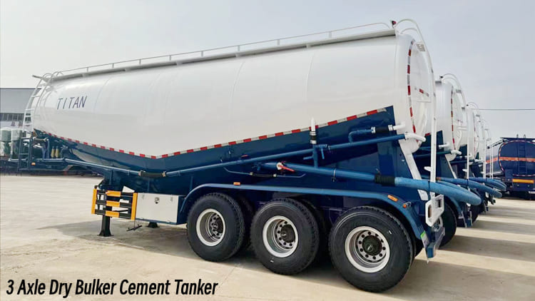 3 Axle Dry Bulker Cement Tanker for Sale in Mauritania