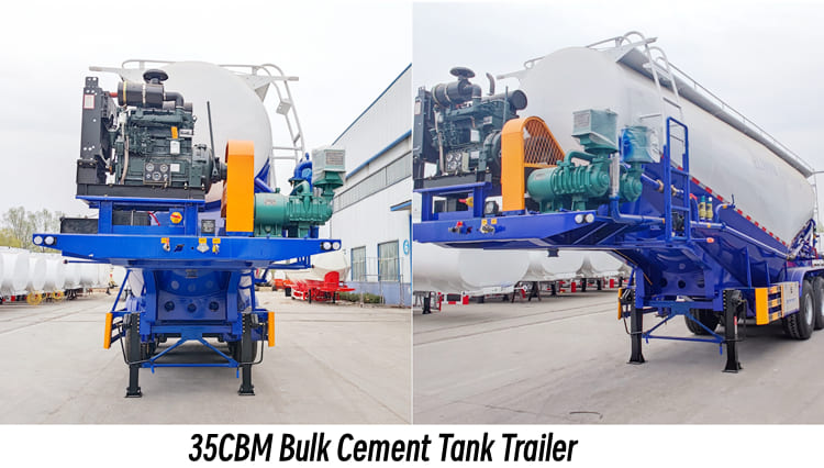 35CBM Bulk Cement Tank Trailer Price in Mauritania