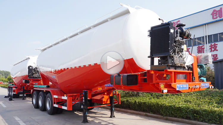 40 CBM Bulk Cement Tanker Trailer for Sale in Mauritania Nouakchott