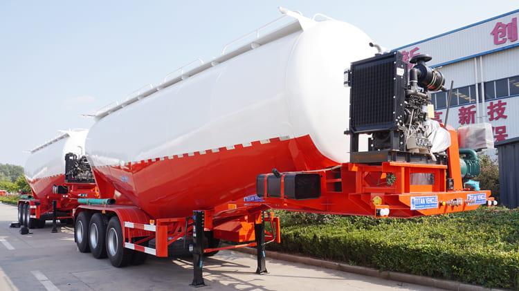 40 CBM Bulk Cement Tanker Trailer for Sale in Mauritania Nouakchott 