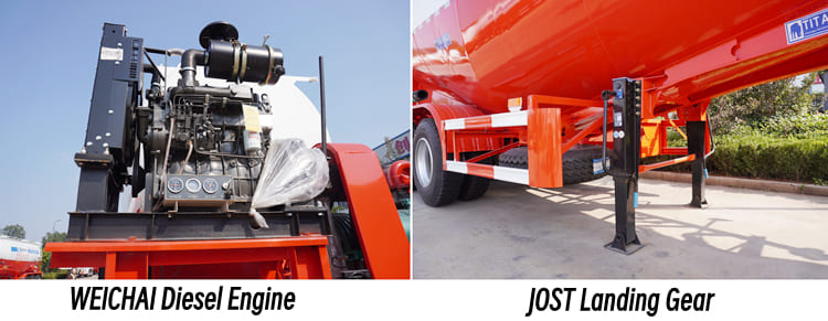 40 CBM Bulk Cement Tanker Trailer for Sale in Mauritania Nouakchott 